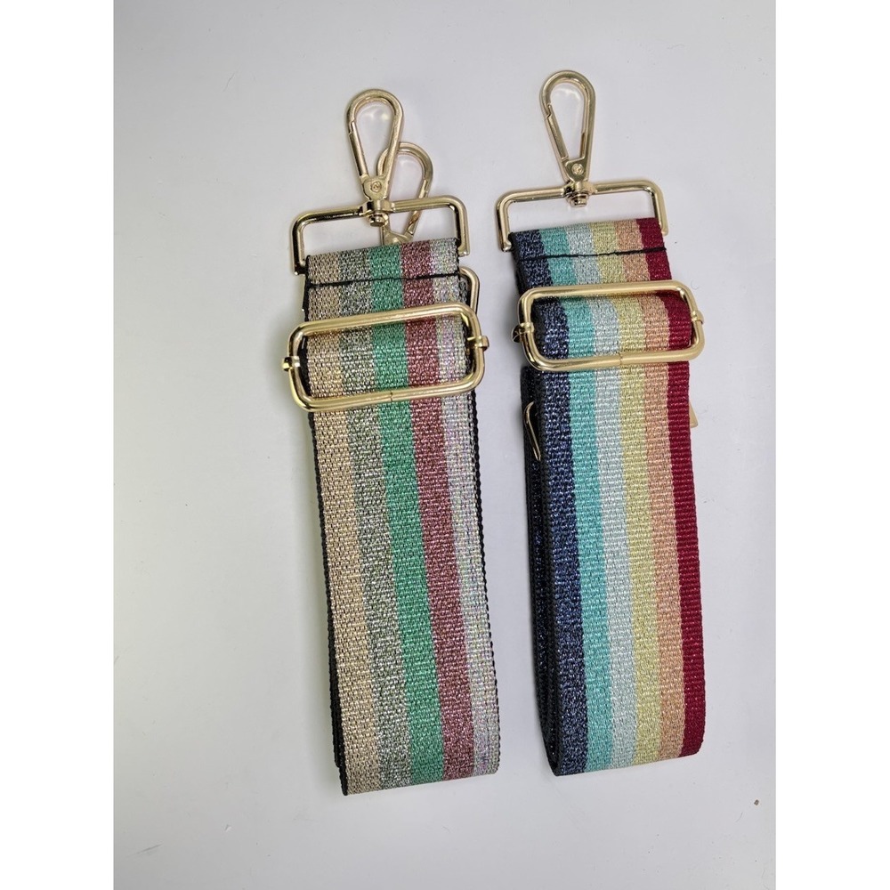 Shimmering Pair Adjustable Replacement Purse Cros… - image 1